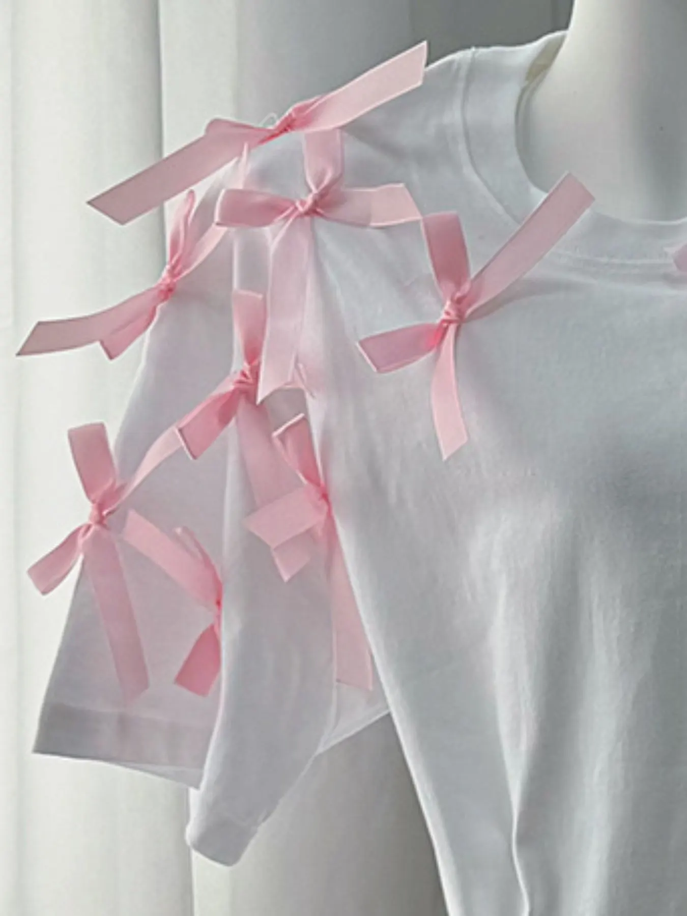 Bow Short Sleeve T-Shirt 4
