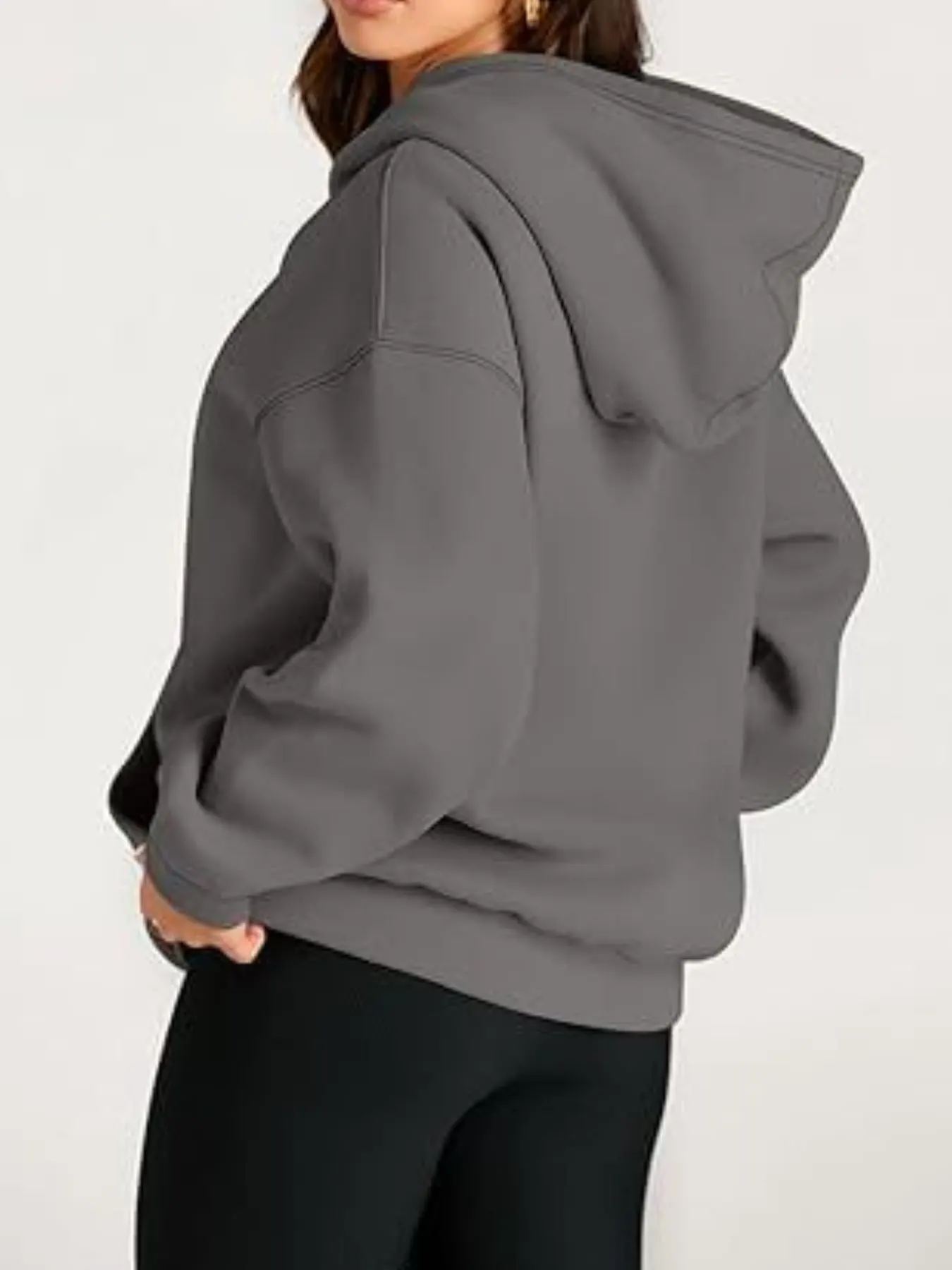 Kangaroo Pocket Long Sleeve Hoodie 33