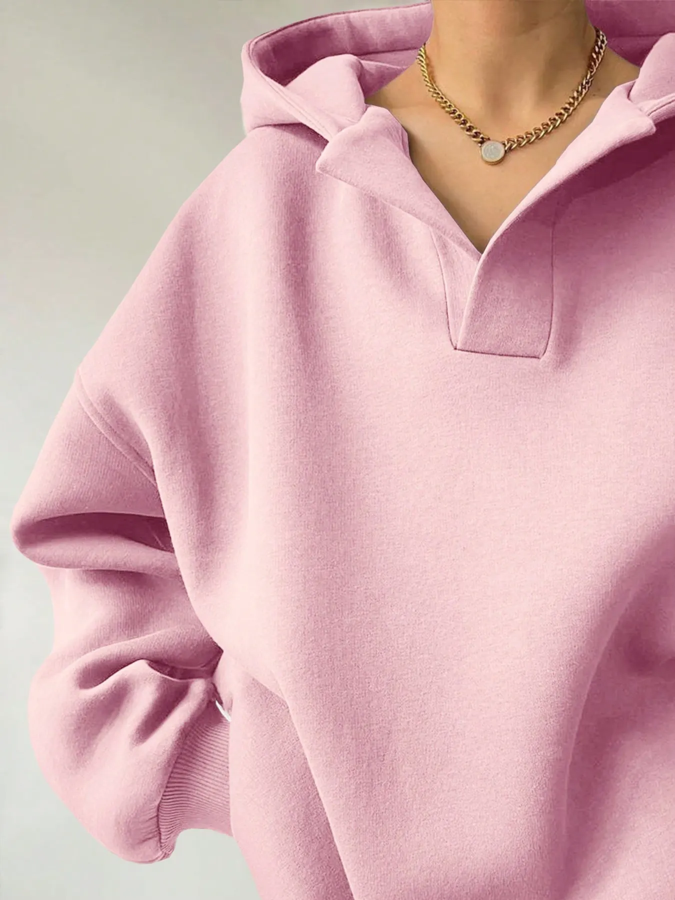 Dropped Shoulder Long Sleeve Sweatshirt 14