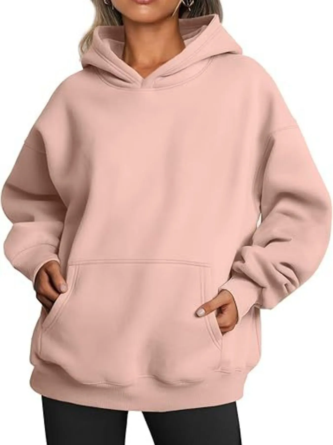 Kangaroo Pocket Long Sleeve Hoodie 16
