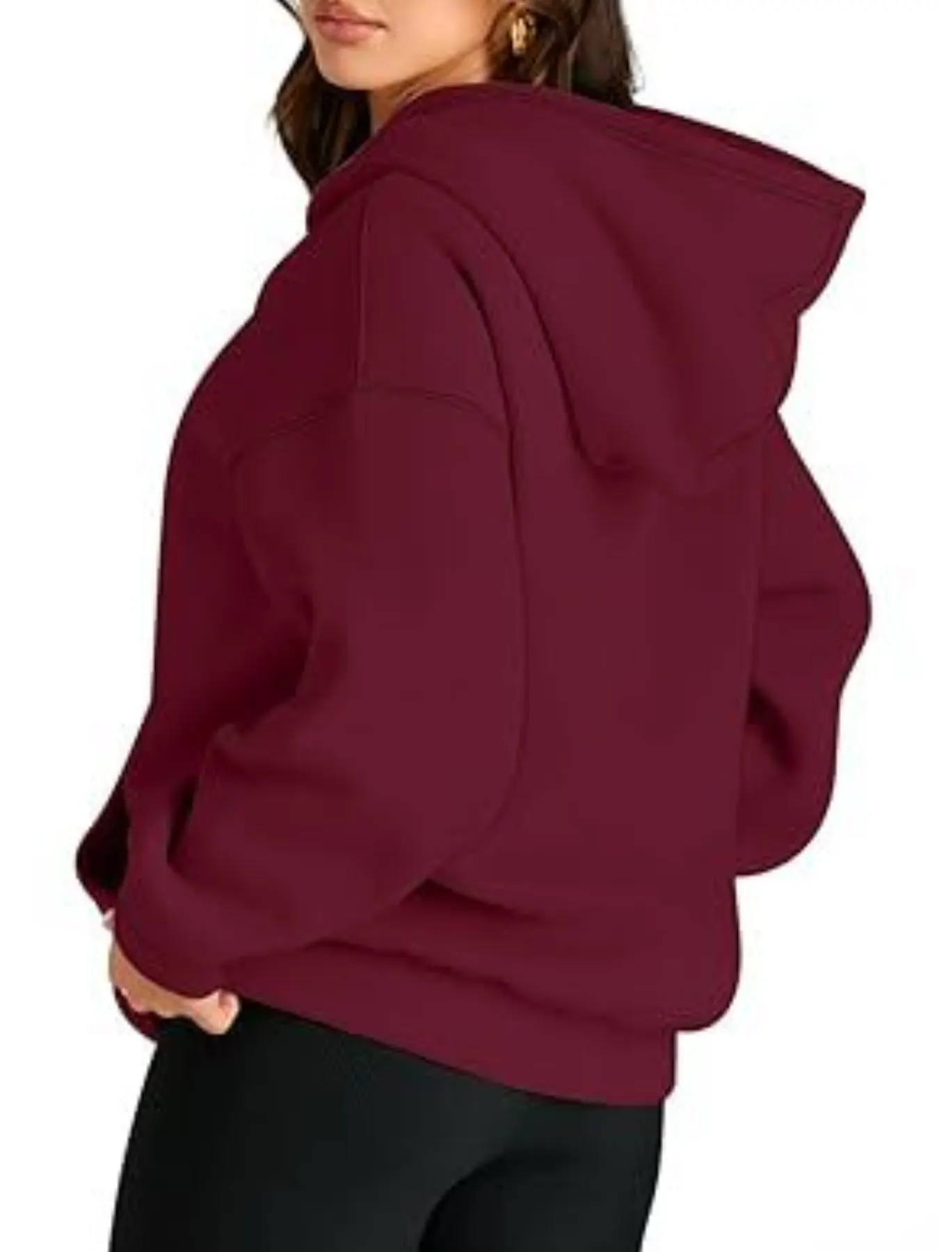 Kangaroo Pocket Long Sleeve Hoodie 21