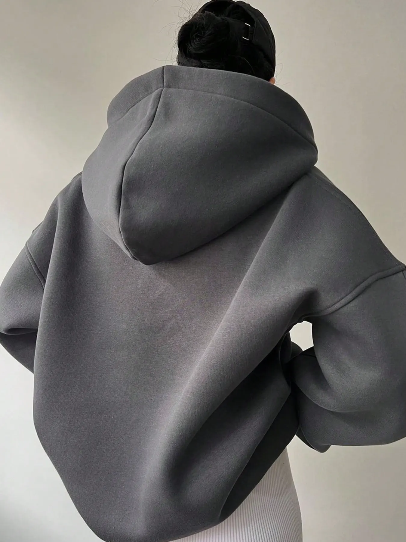 Dropped Shoulder Long Sleeve Sweatshirt 32