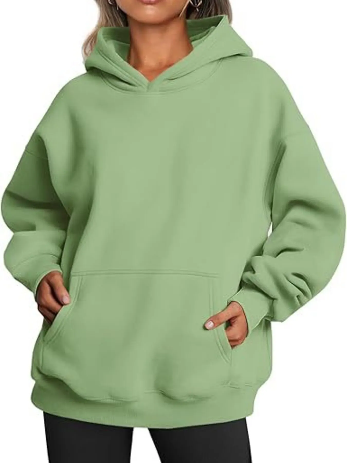 Kangaroo Pocket Long Sleeve Hoodie 28