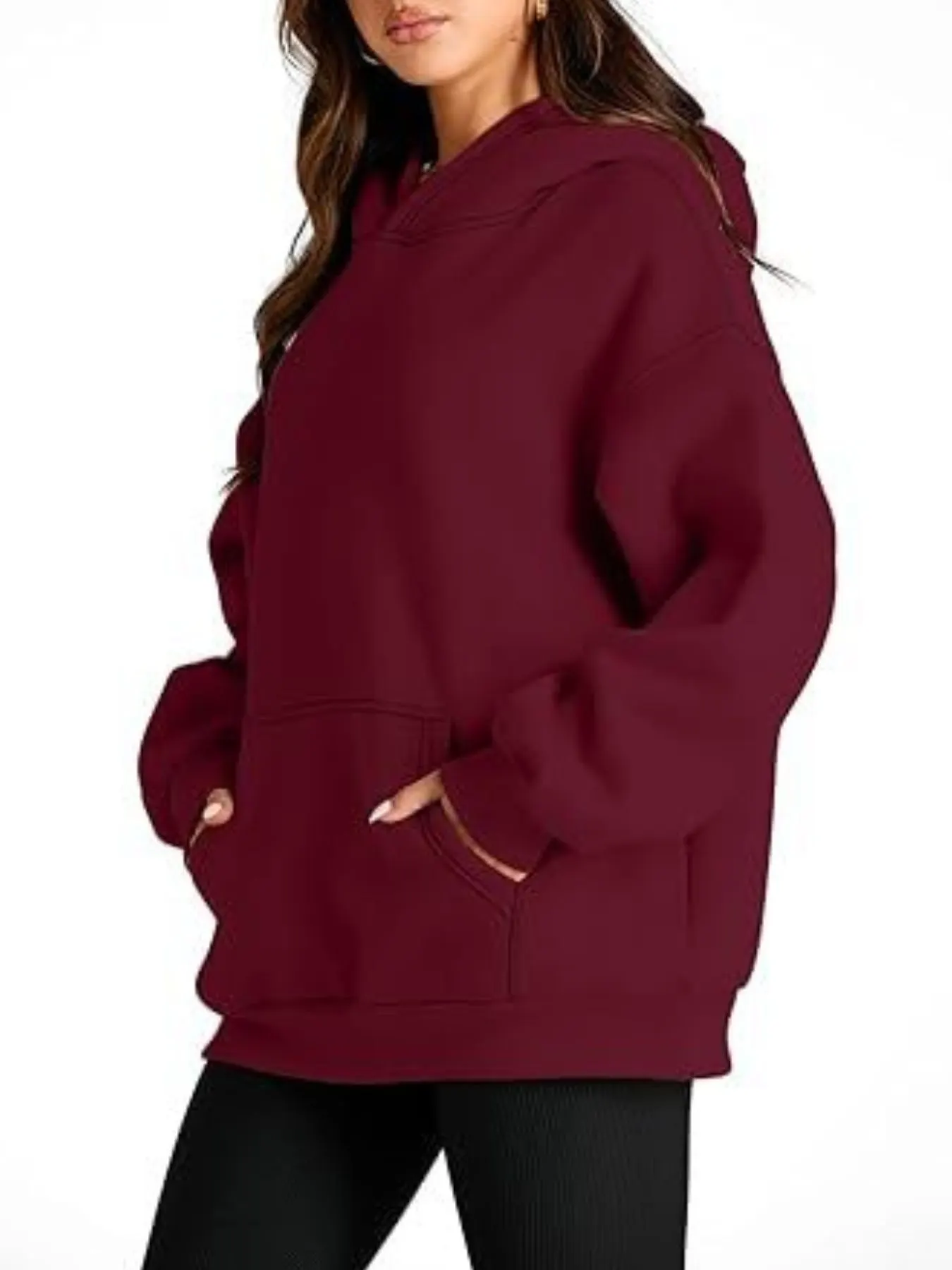 Kangaroo Pocket Long Sleeve Hoodie 20