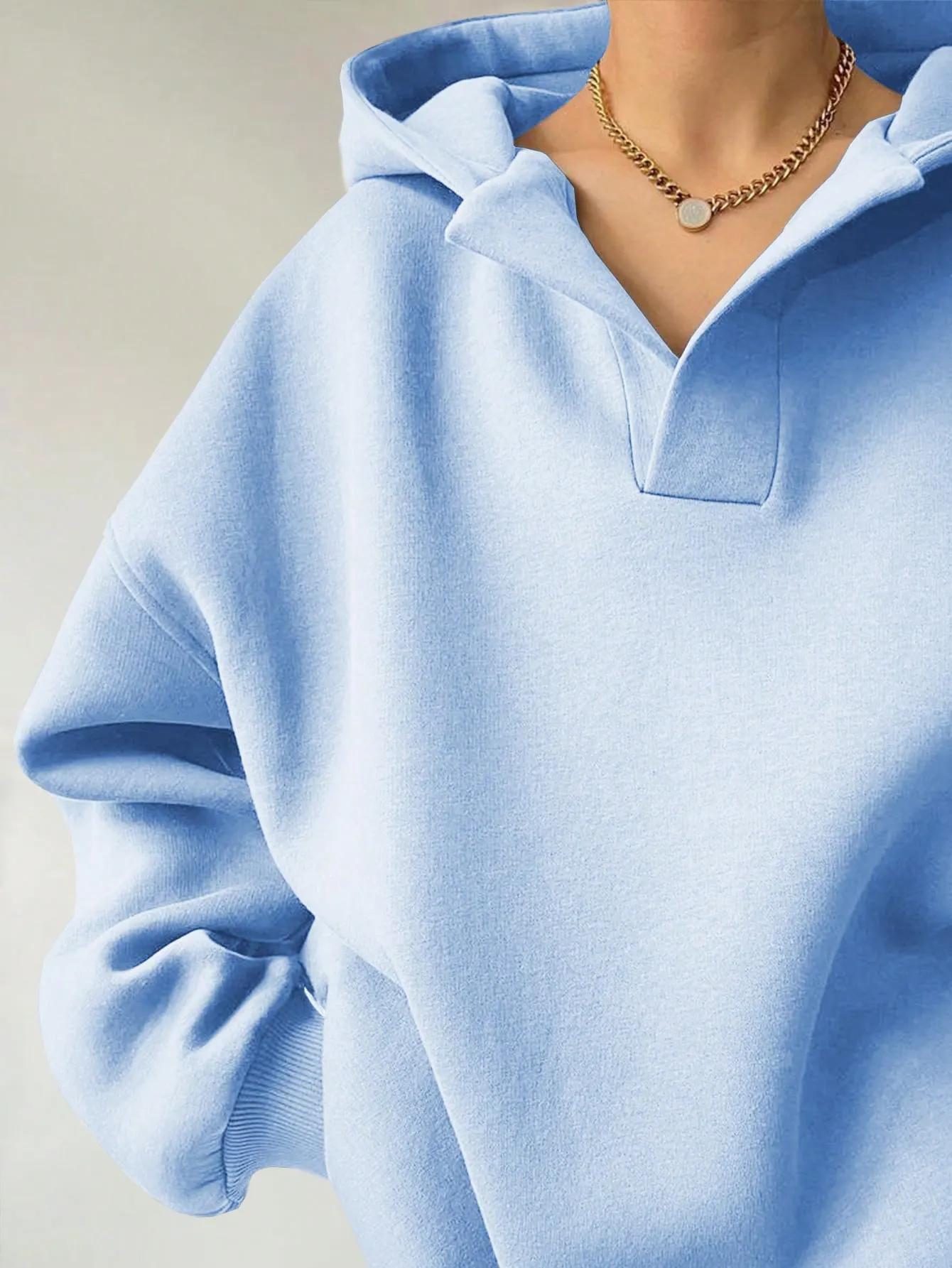 Dropped Shoulder Long Sleeve Sweatshirt 11
