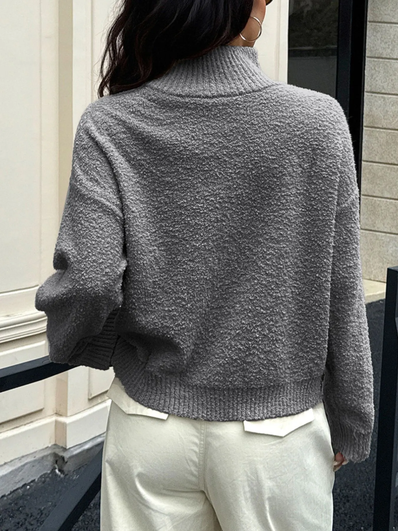 Turtleneck Long Sleeve Sweater 20
