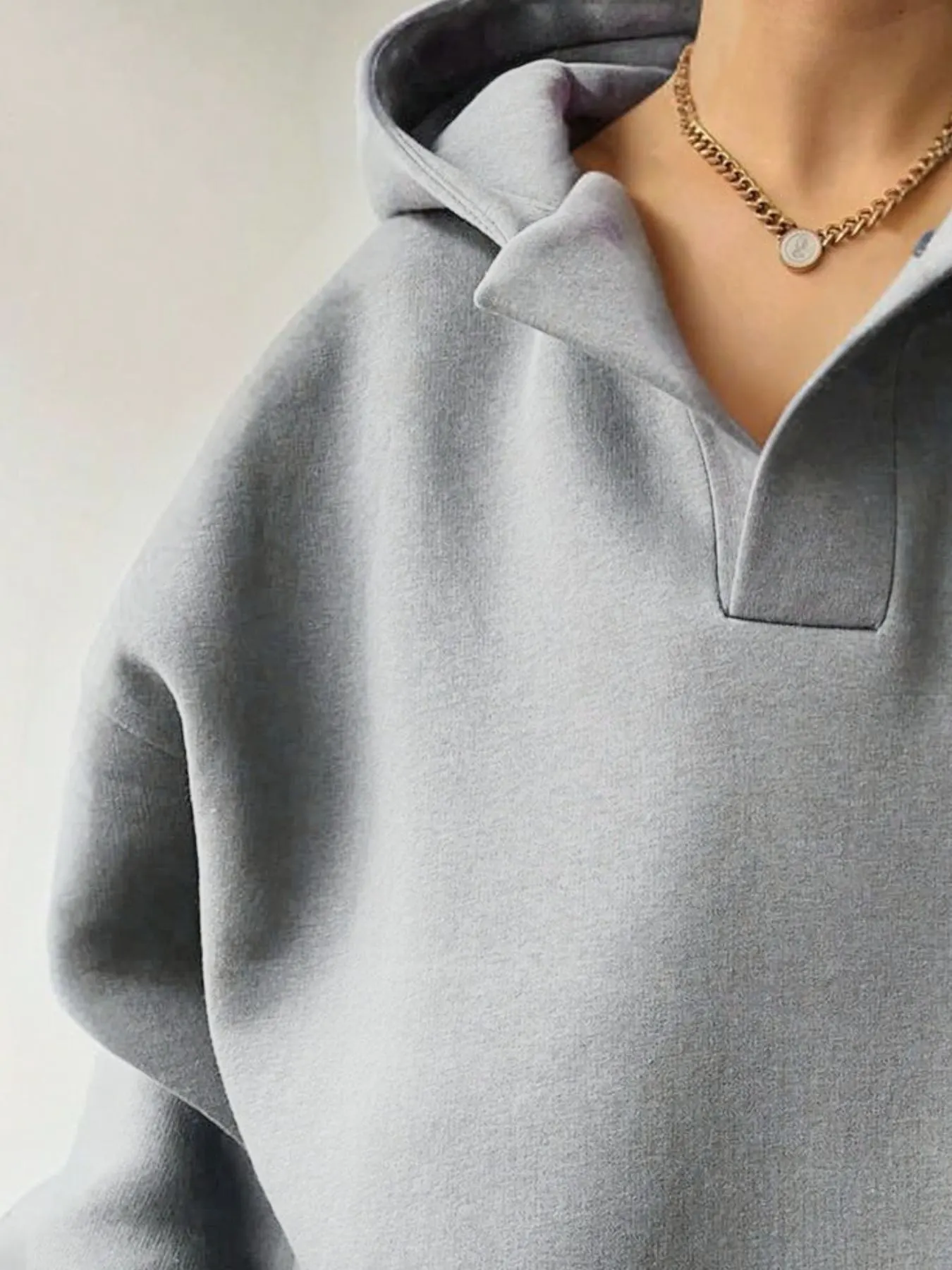 Dropped Shoulder Long Sleeve Sweatshirt 35
