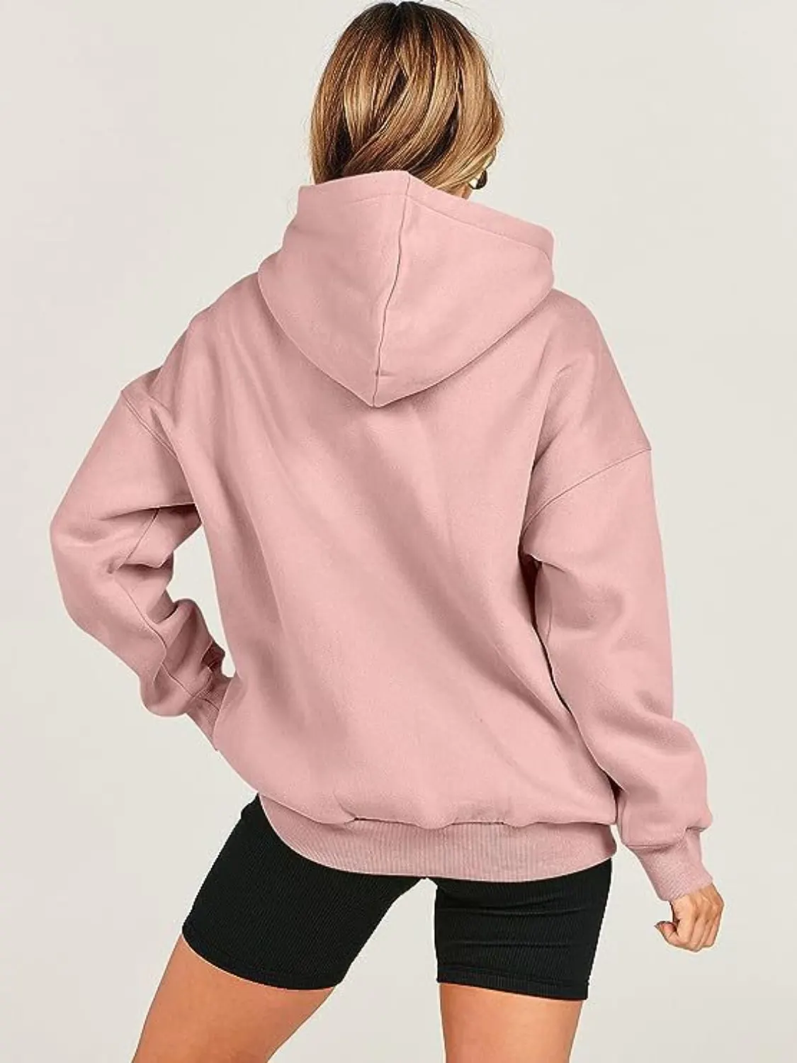 Dropped Shoulder Long Sleeve Hoodie 7