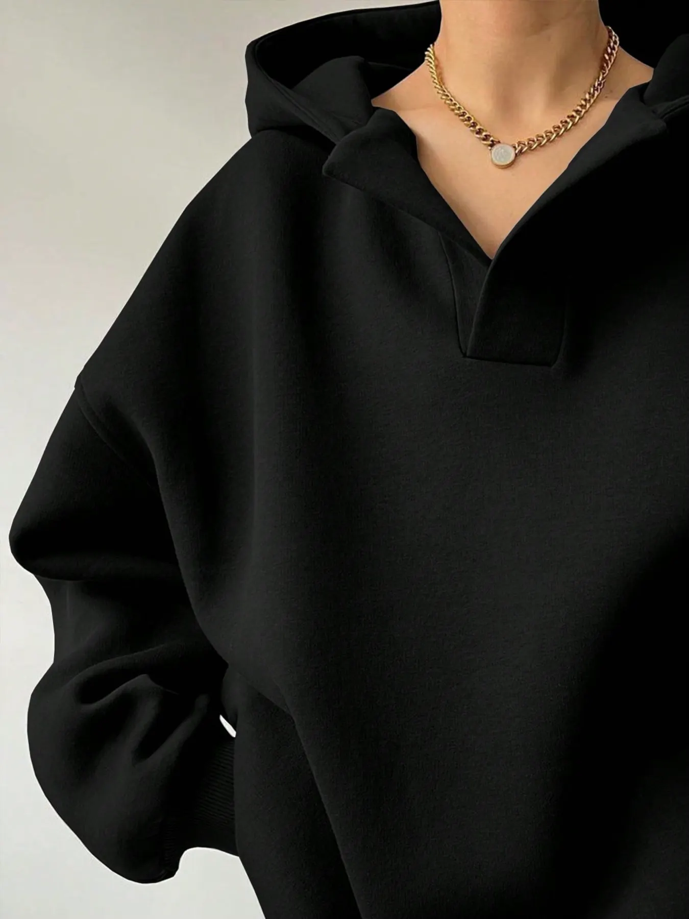 Dropped Shoulder Long Sleeve Sweatshirt 5