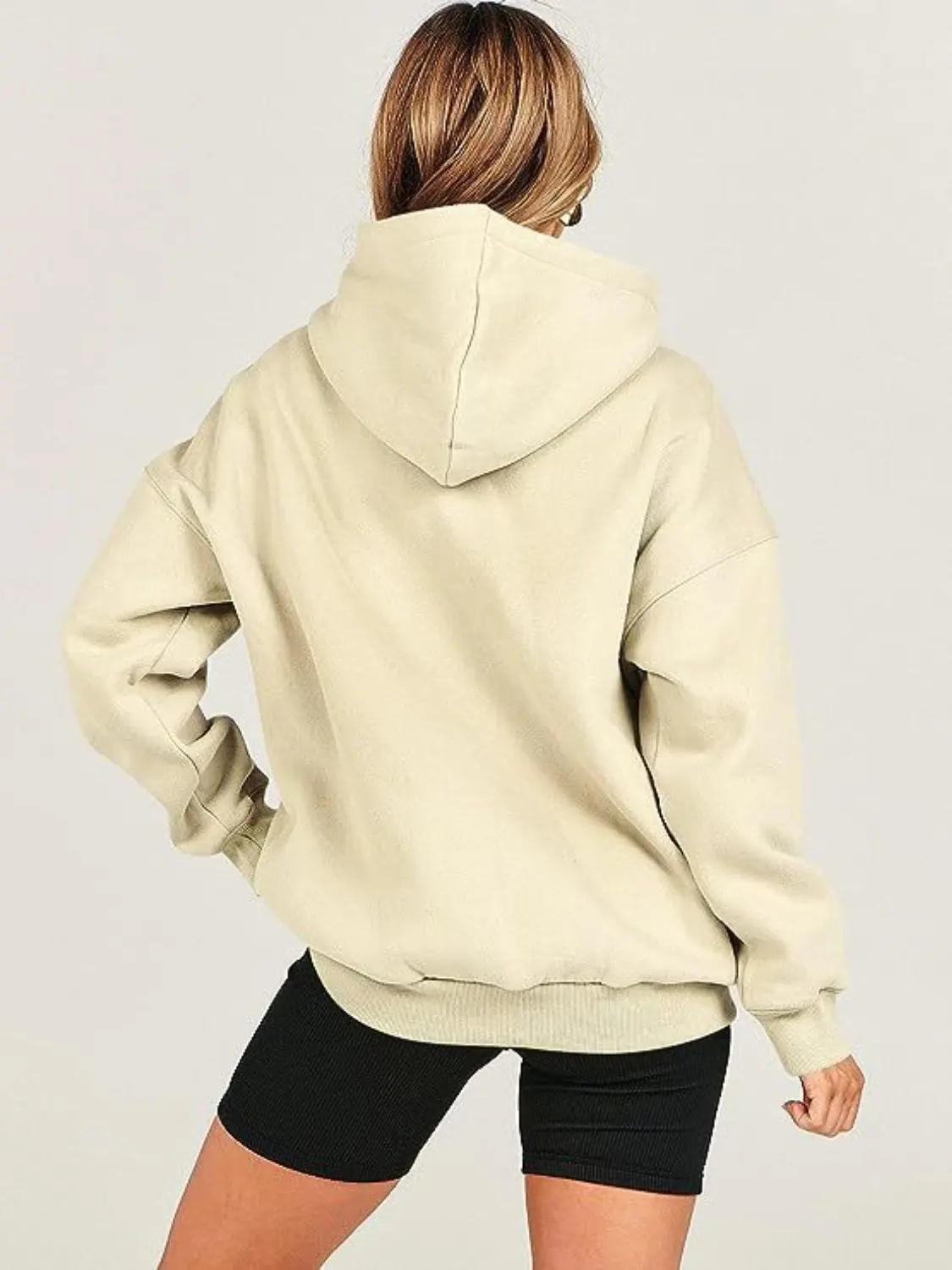 Dropped Shoulder Long Sleeve Hoodie 17