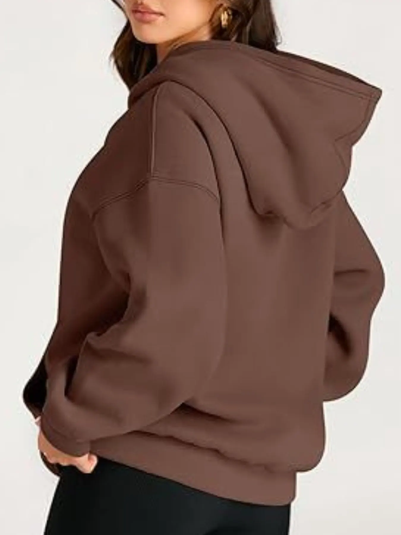 Kangaroo Pocket Long Sleeve Hoodie 36