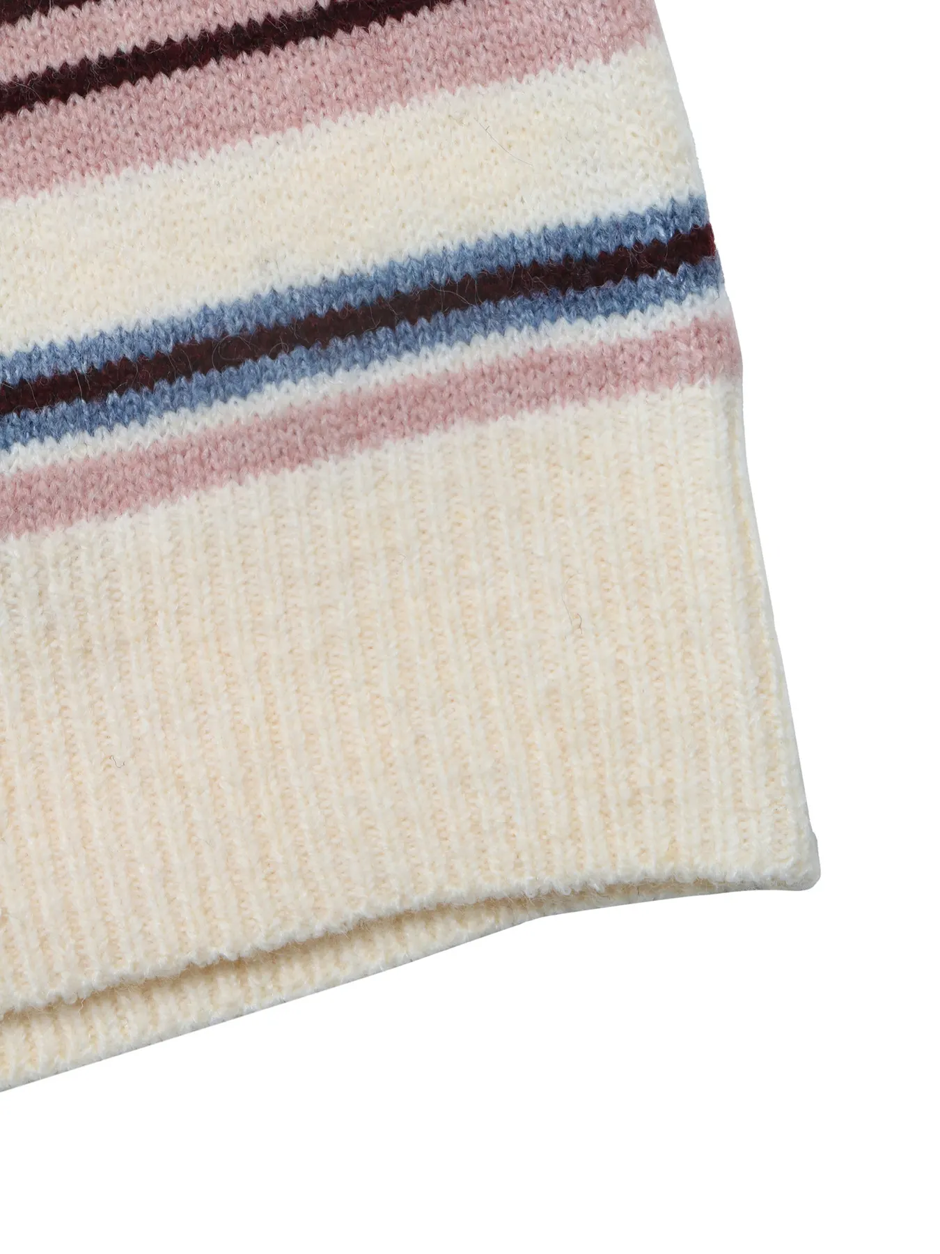 Striped Polo Collar Sweater 8