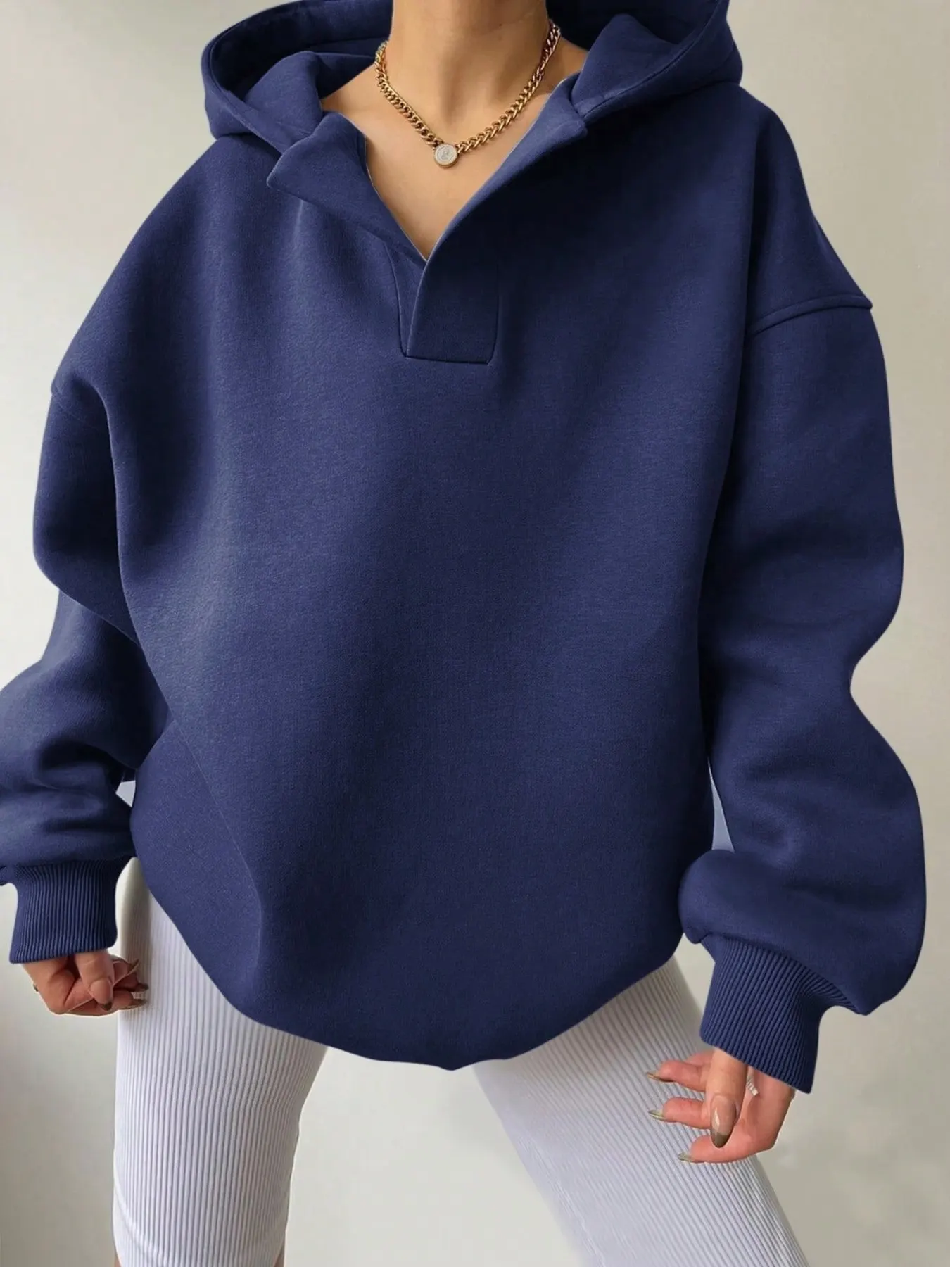 Dropped Shoulder Long Sleeve Sweatshirt 7
