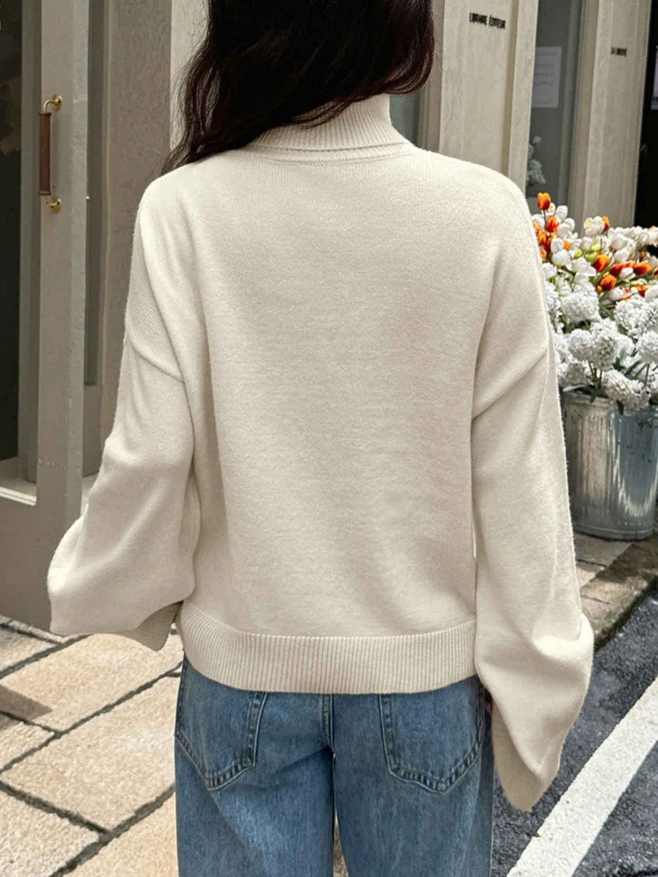 Turtleneck Long Sleeve Sweater 11
