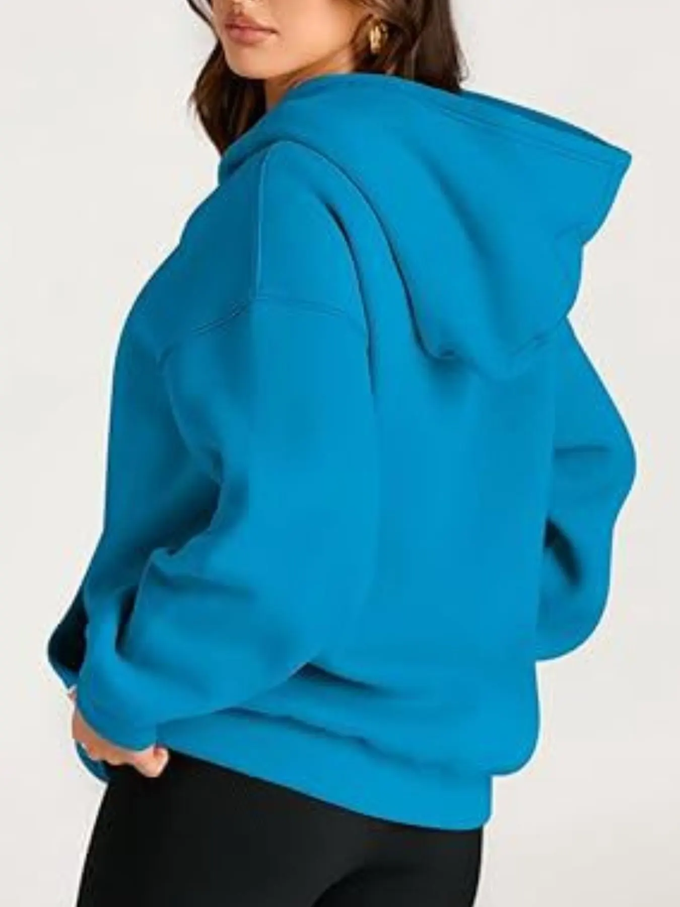 Kangaroo Pocket Long Sleeve Hoodie 9