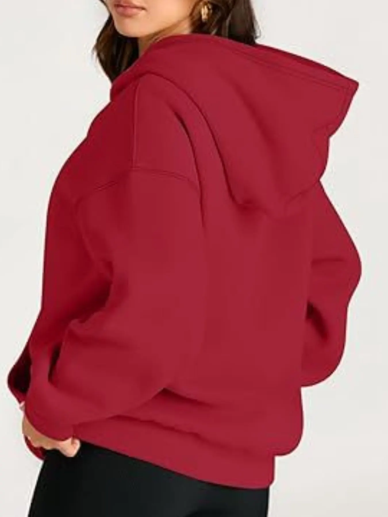 Kangaroo Pocket Long Sleeve Hoodie 15