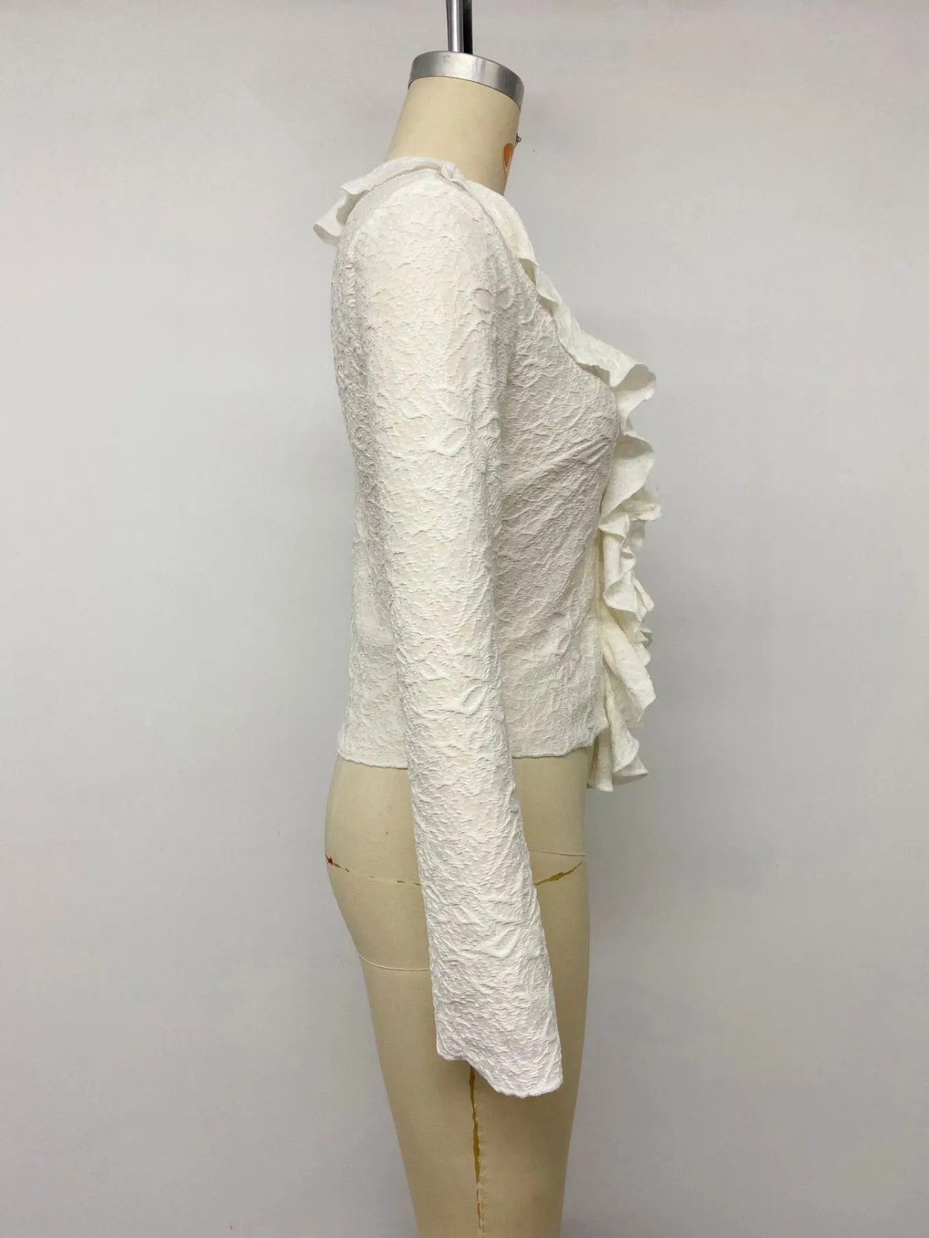 Ruffled Long-Sleeve T-Shirt 11