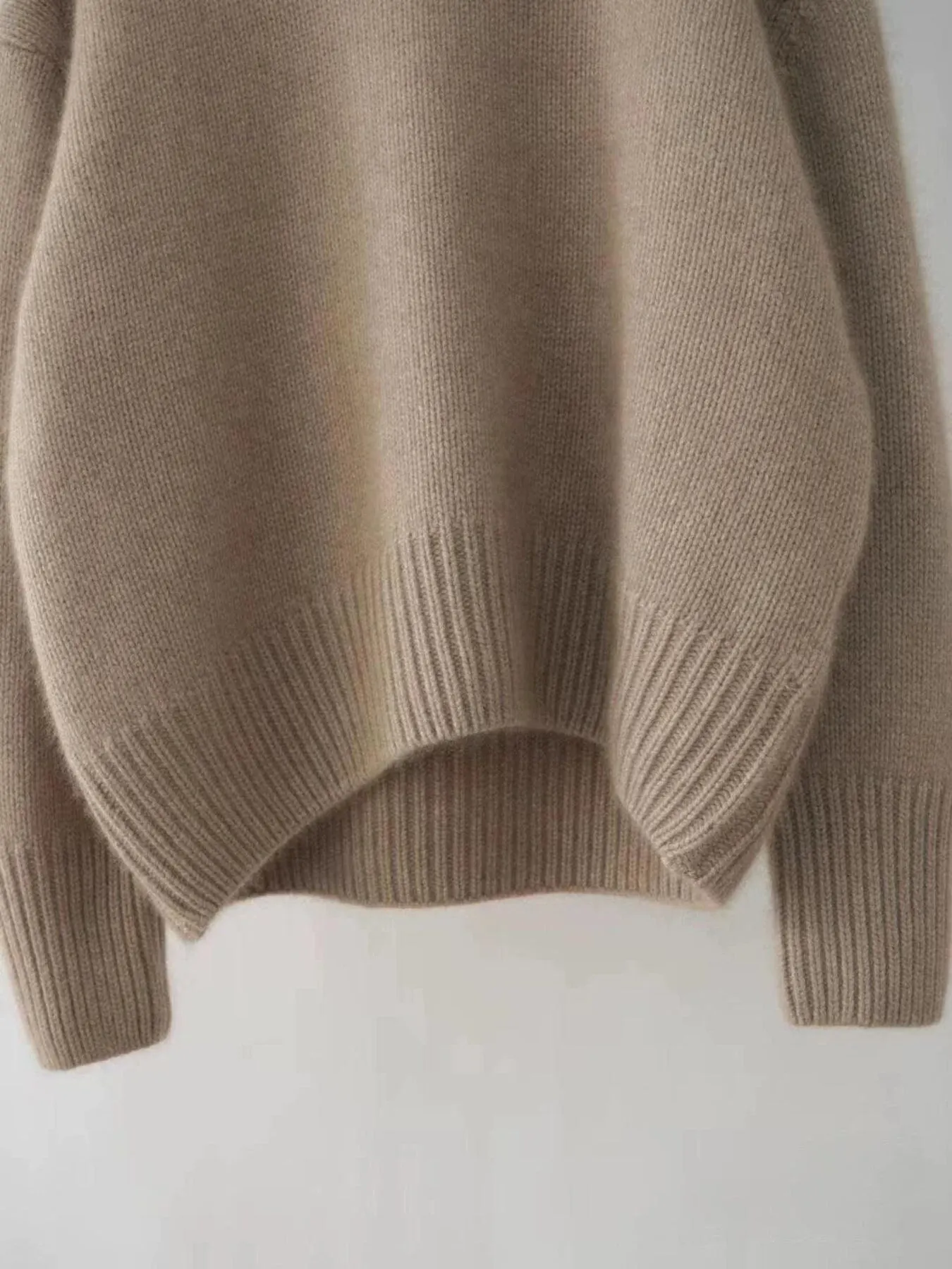 Turtleneck Dropped Shoulder Sweater 16