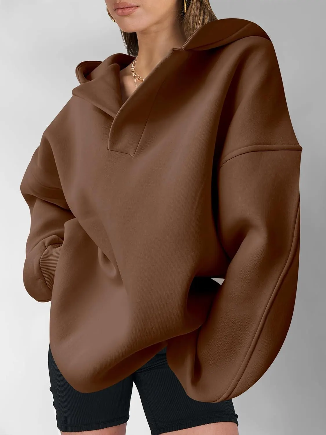 Dropped Shoulder Long Sleeve Sweatshirt 25