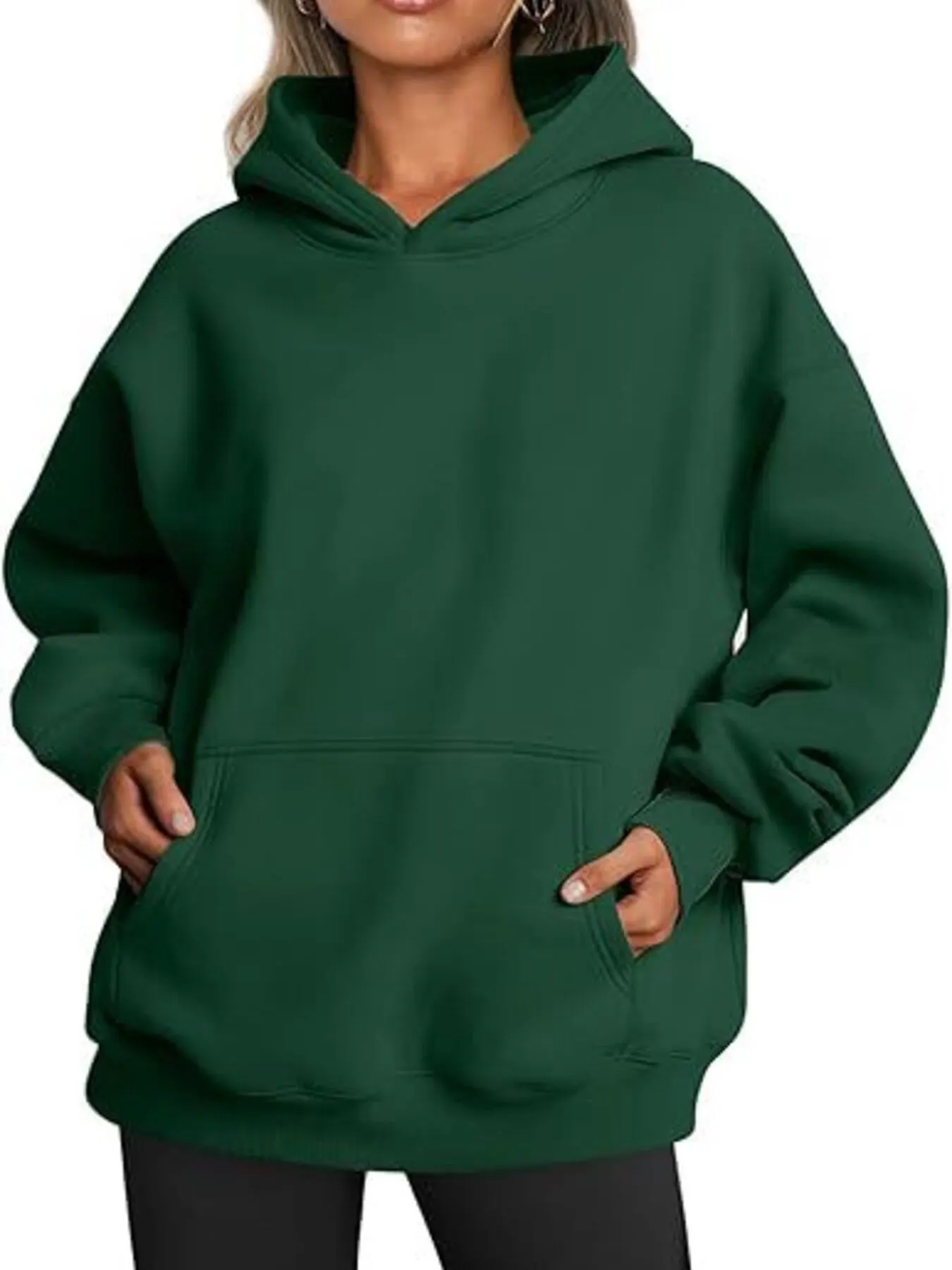 Kangaroo Pocket Long Sleeve Hoodie 25