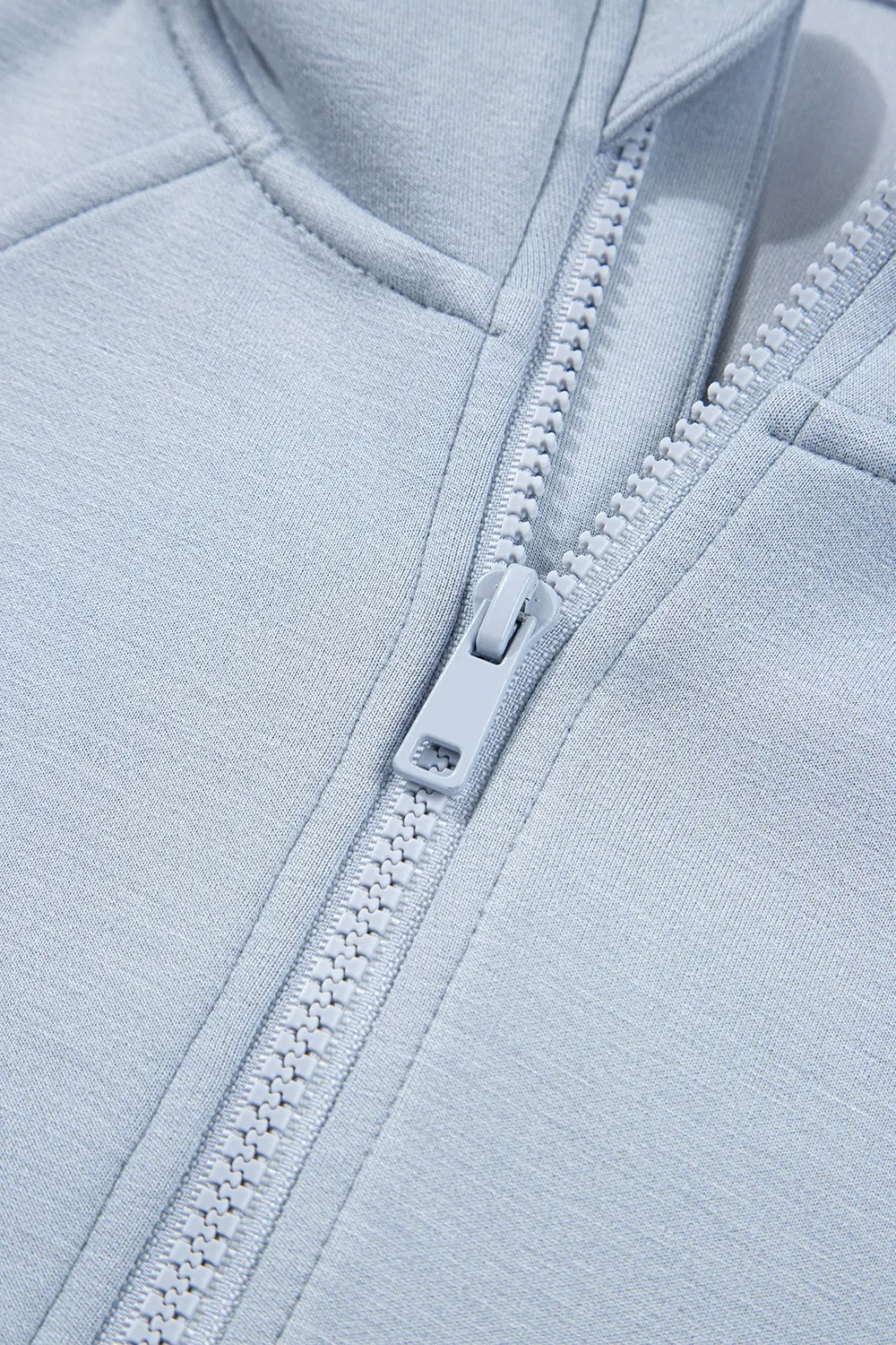 Half Zip Thumbhole Sleeve Hoodie and Pants 2pcs Outfit 7