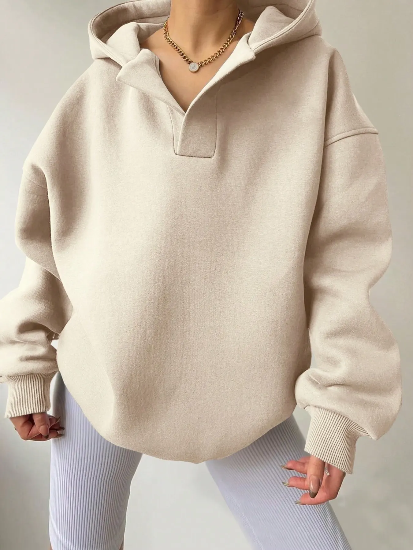 Dropped Shoulder Long Sleeve Sweatshirt 27
