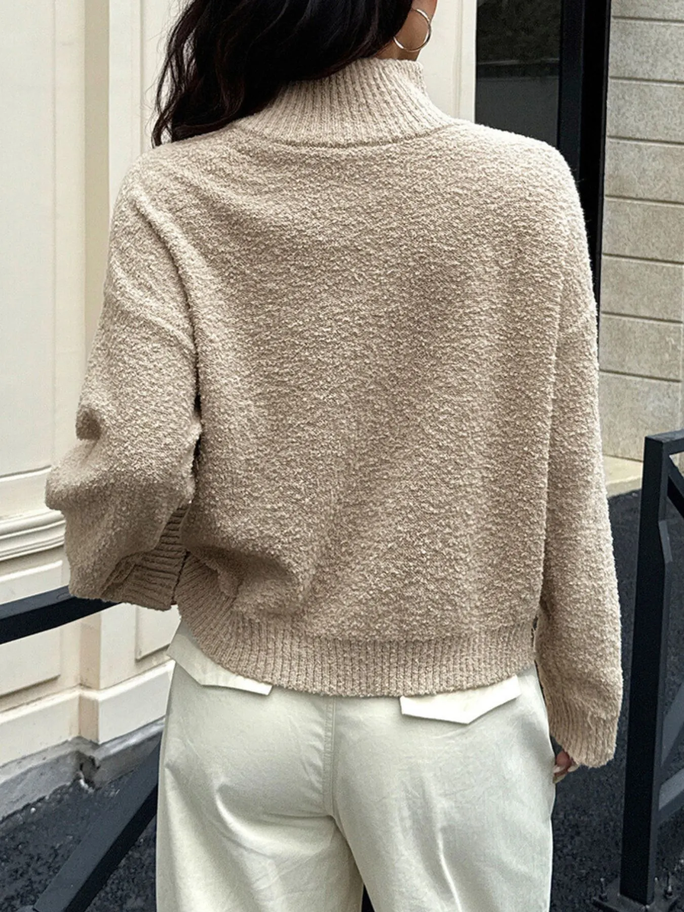 Turtleneck Long Sleeve Sweater 16