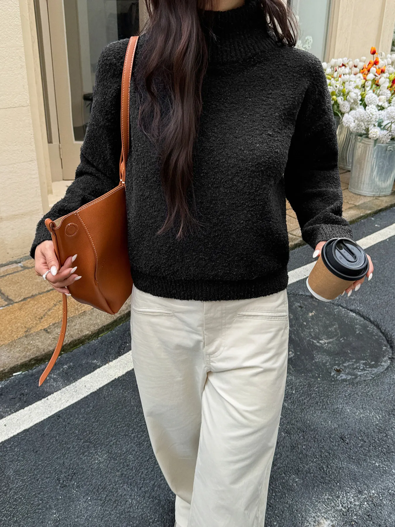 Turtleneck Long Sleeve Sweater 24