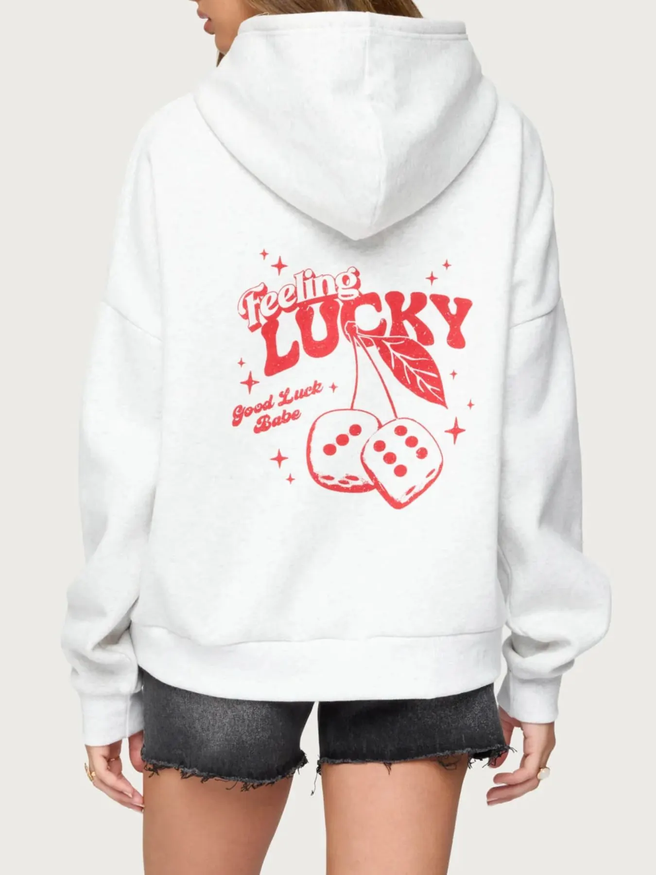 Drop Shoulder Graphic Hoodie with Kangaroo Pocket 6