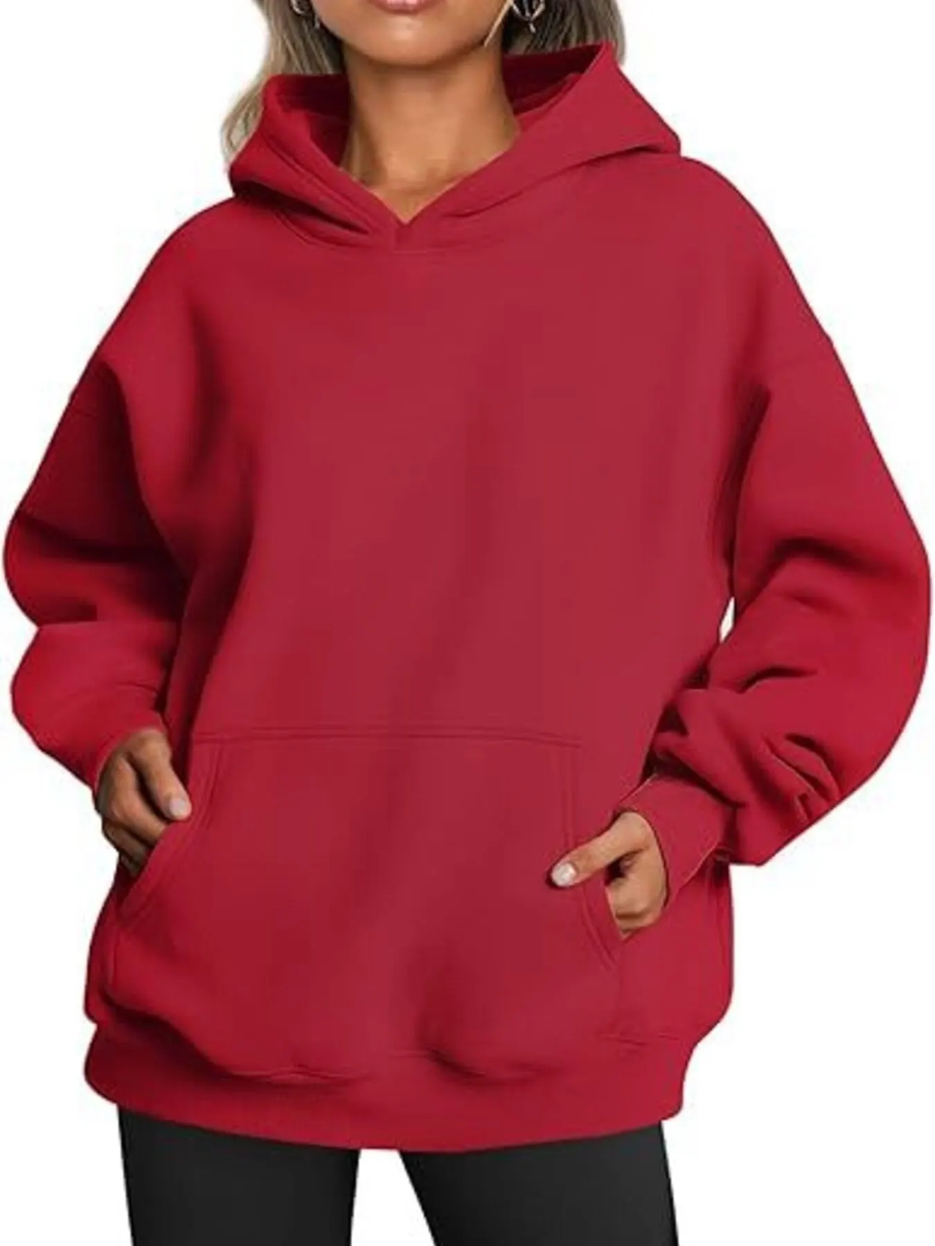 Kangaroo Pocket Long Sleeve Hoodie 13