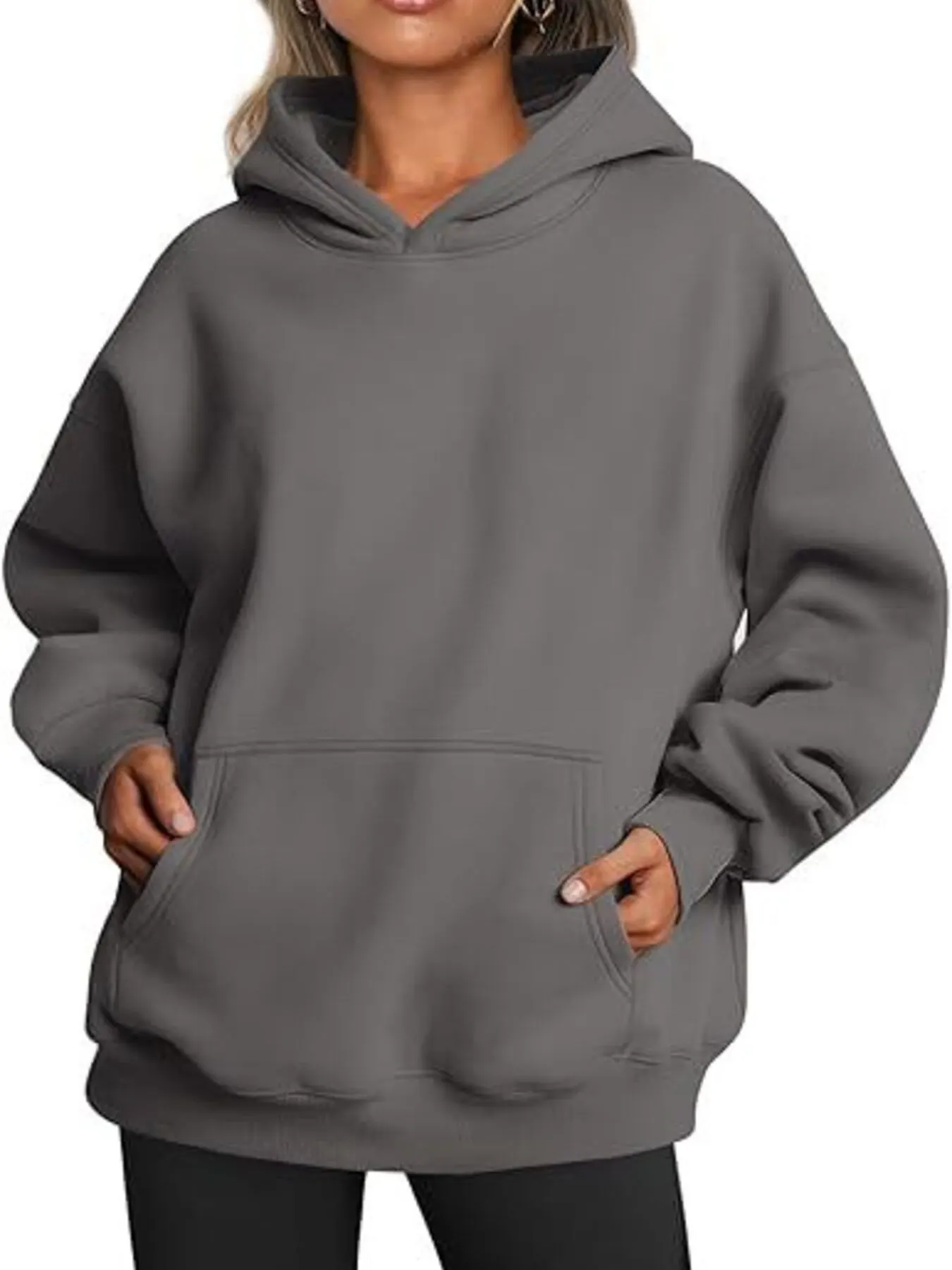 Kangaroo Pocket Long Sleeve Hoodie 31