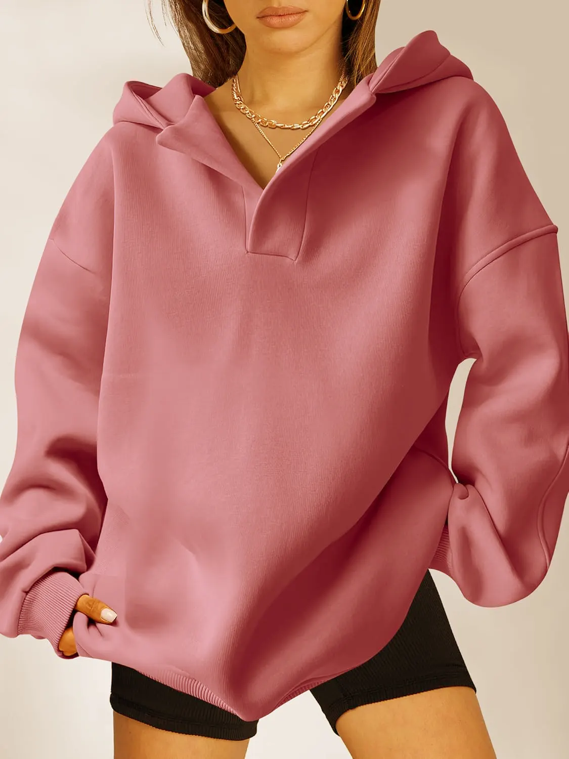 Dropped Shoulder Long Sleeve Sweatshirt 16
