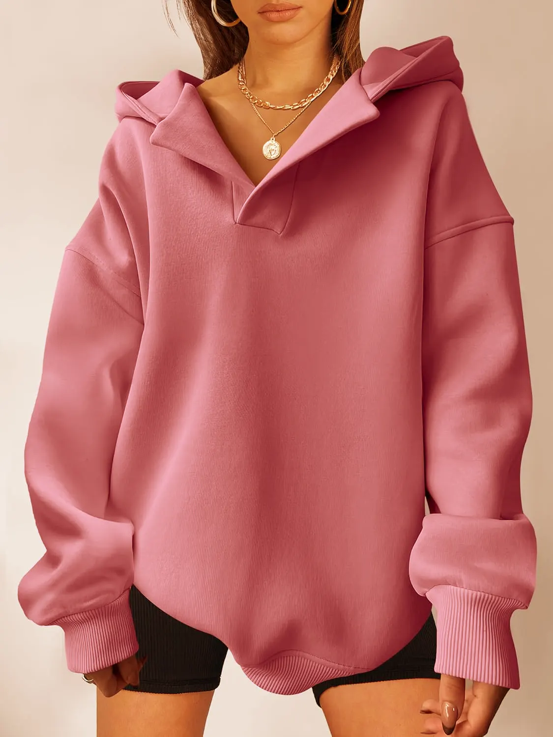 Dropped Shoulder Long Sleeve Sweatshirt 17