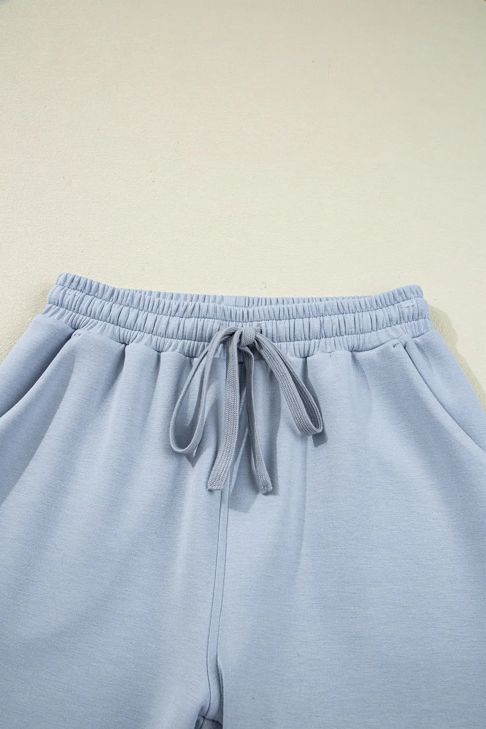 Half Zip Thumbhole Sleeve Hoodie and Pants 2pcs Outfit 10