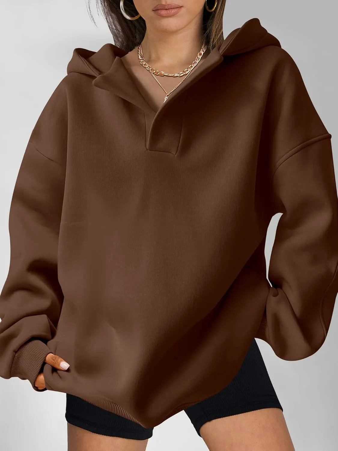 Dropped Shoulder Long Sleeve Sweatshirt 24