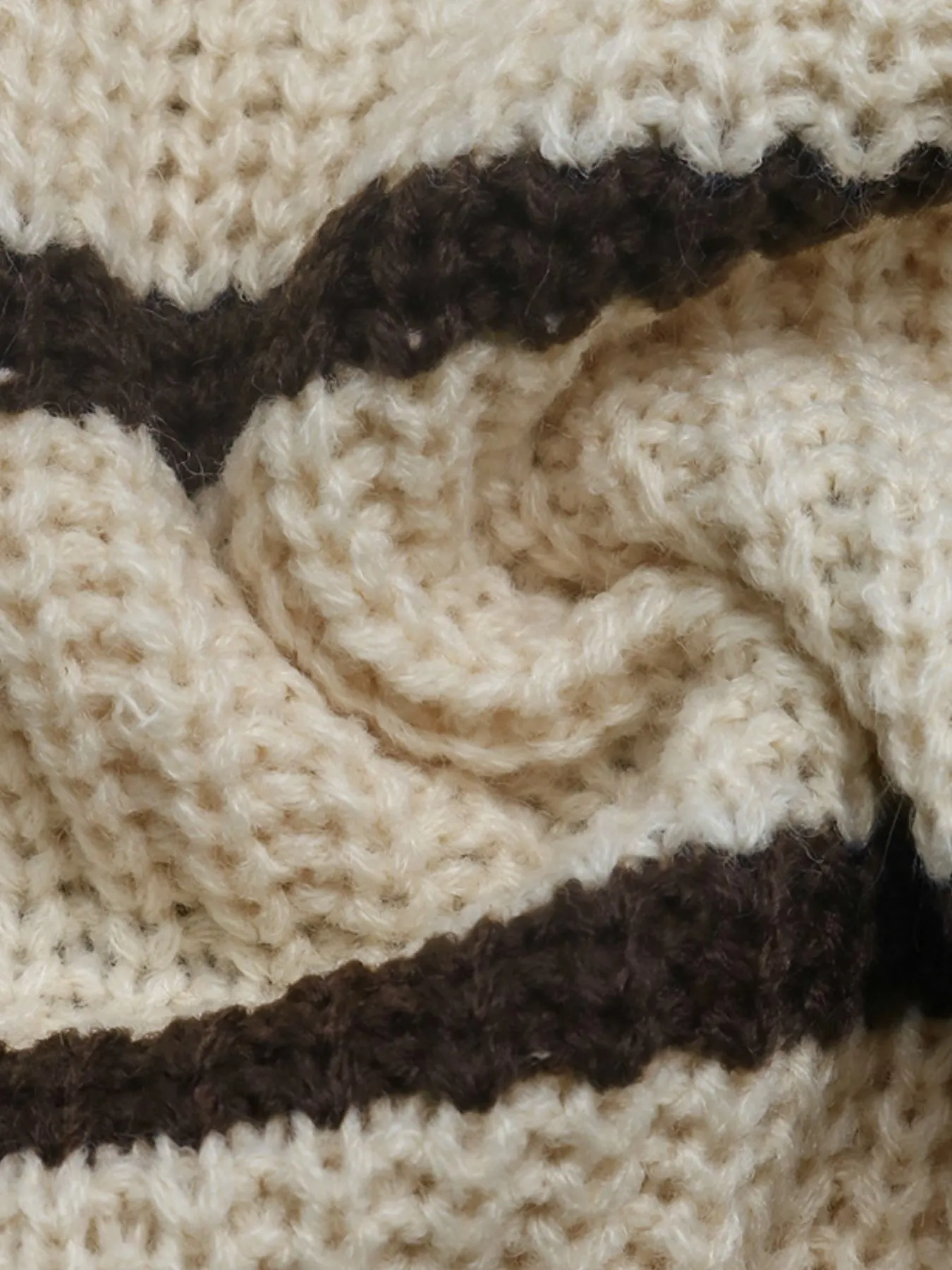 Striped Knit Polo Sweater 10