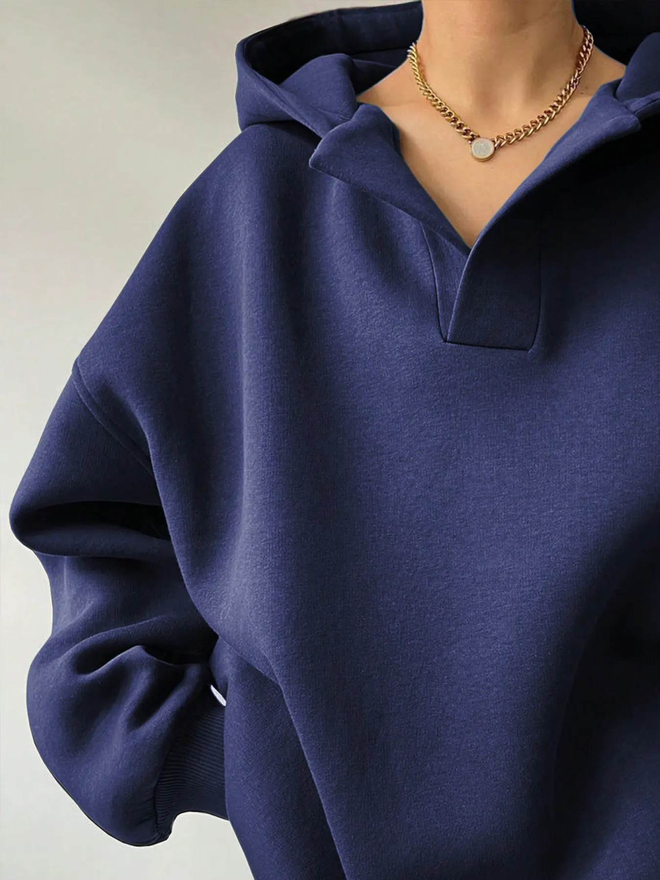 Dropped Shoulder Long Sleeve Sweatshirt 8