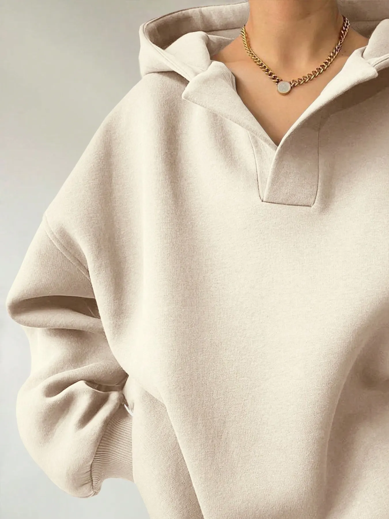 Dropped Shoulder Long Sleeve Sweatshirt 28
