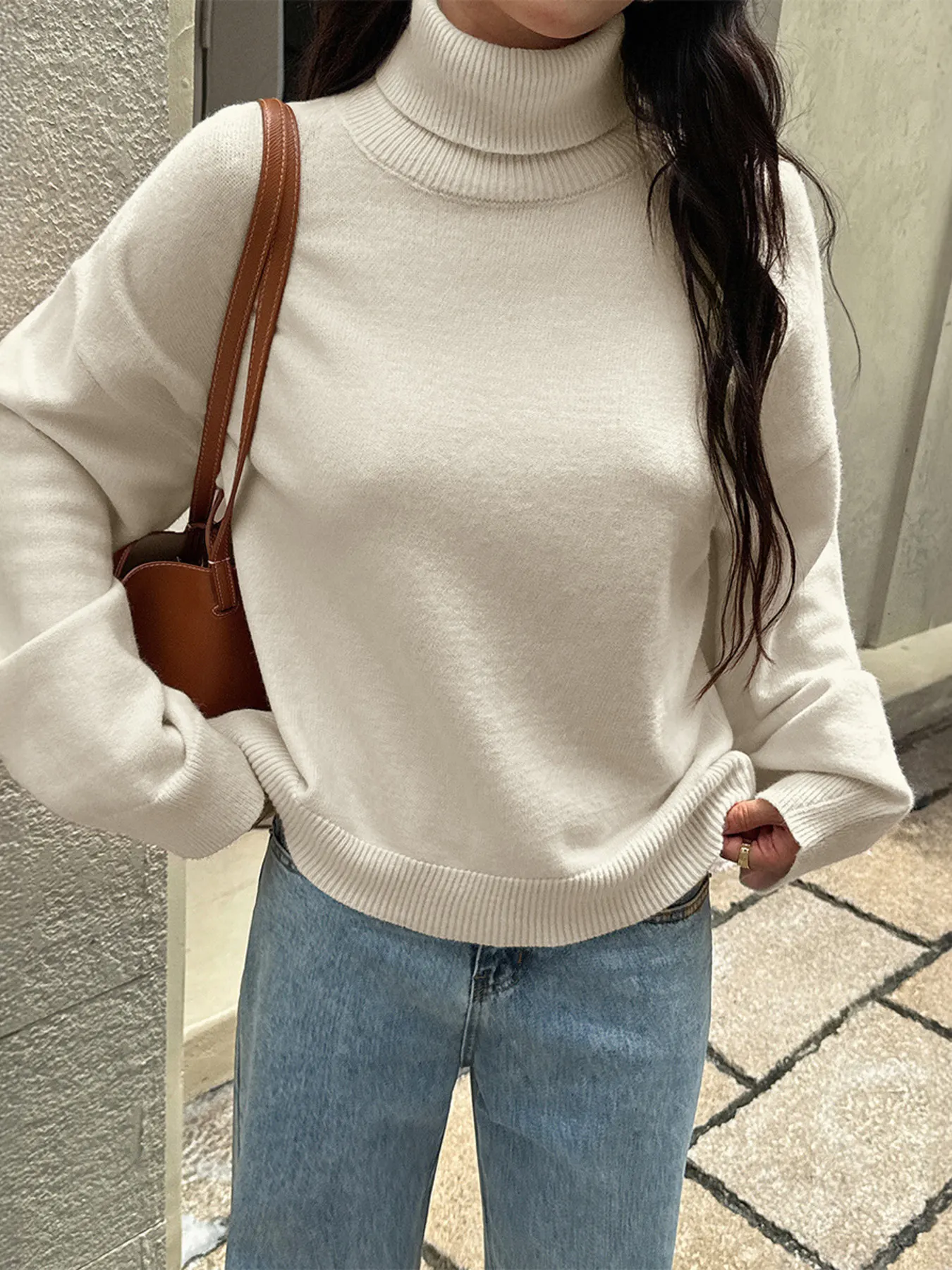 Turtleneck Long Sleeve Sweater 10