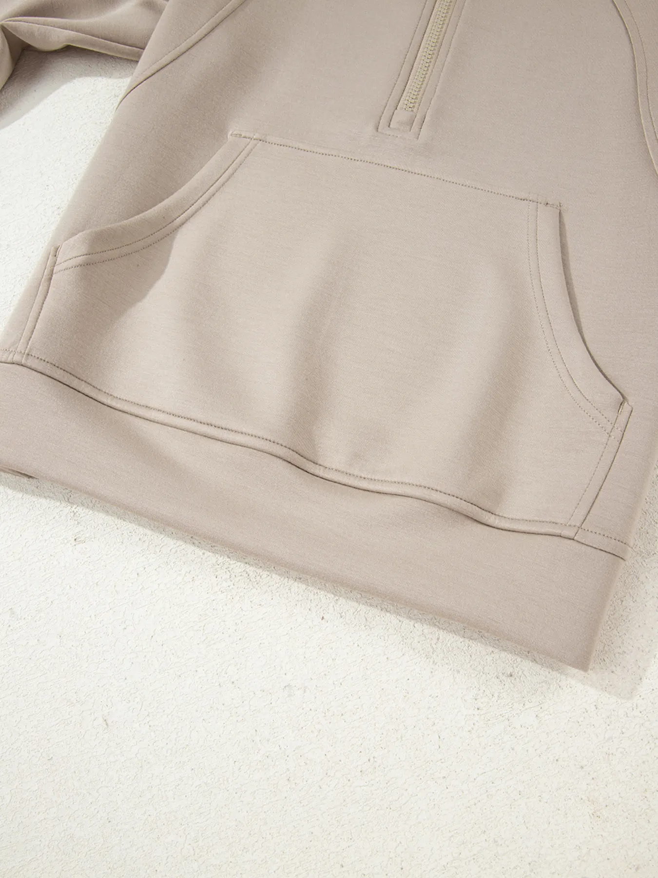 Half Zip Long Sleeve Hoodie and Pants 2pcs Outfit 10