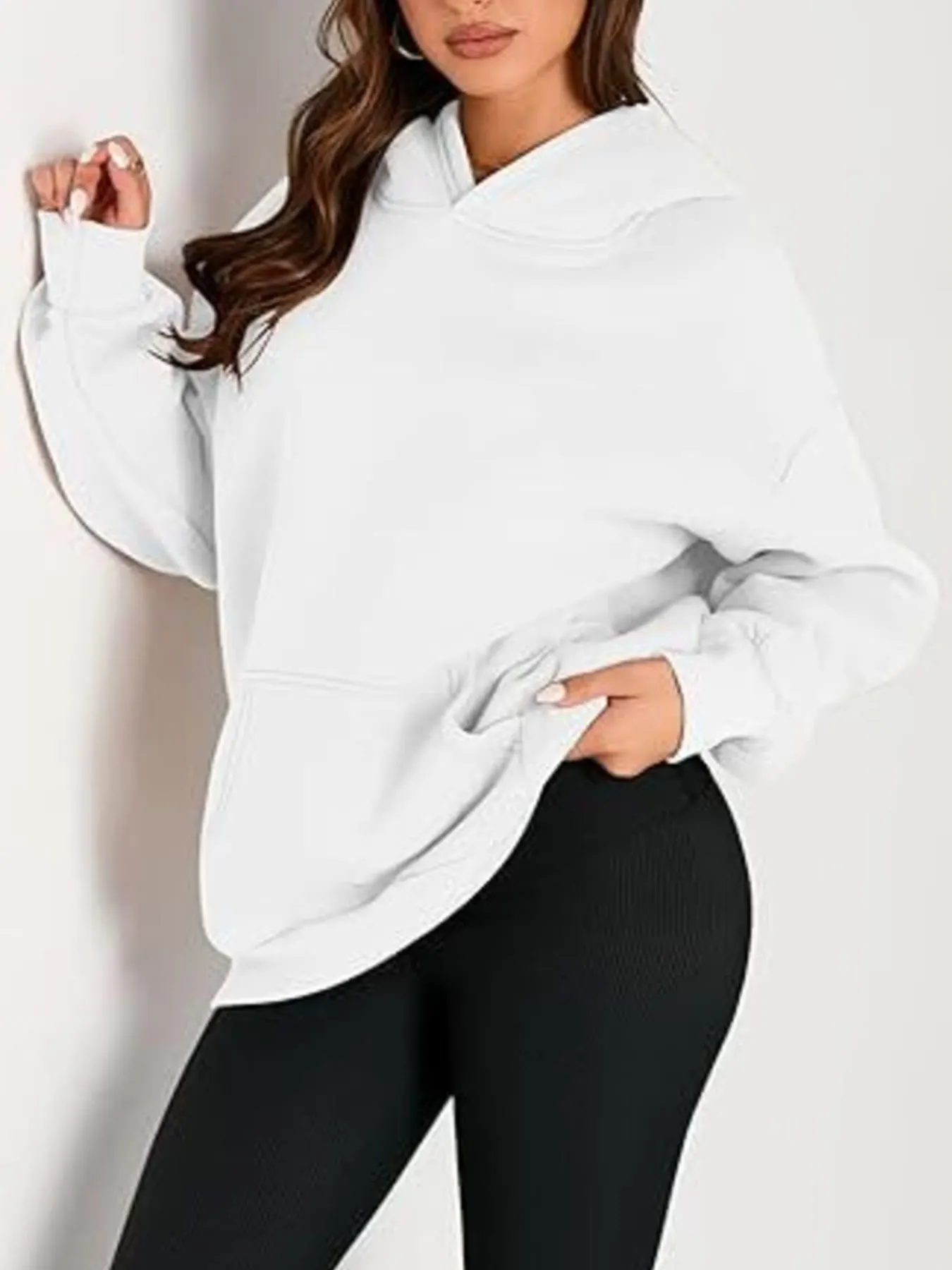 Kangaroo Pocket Long Sleeve Hoodie 2