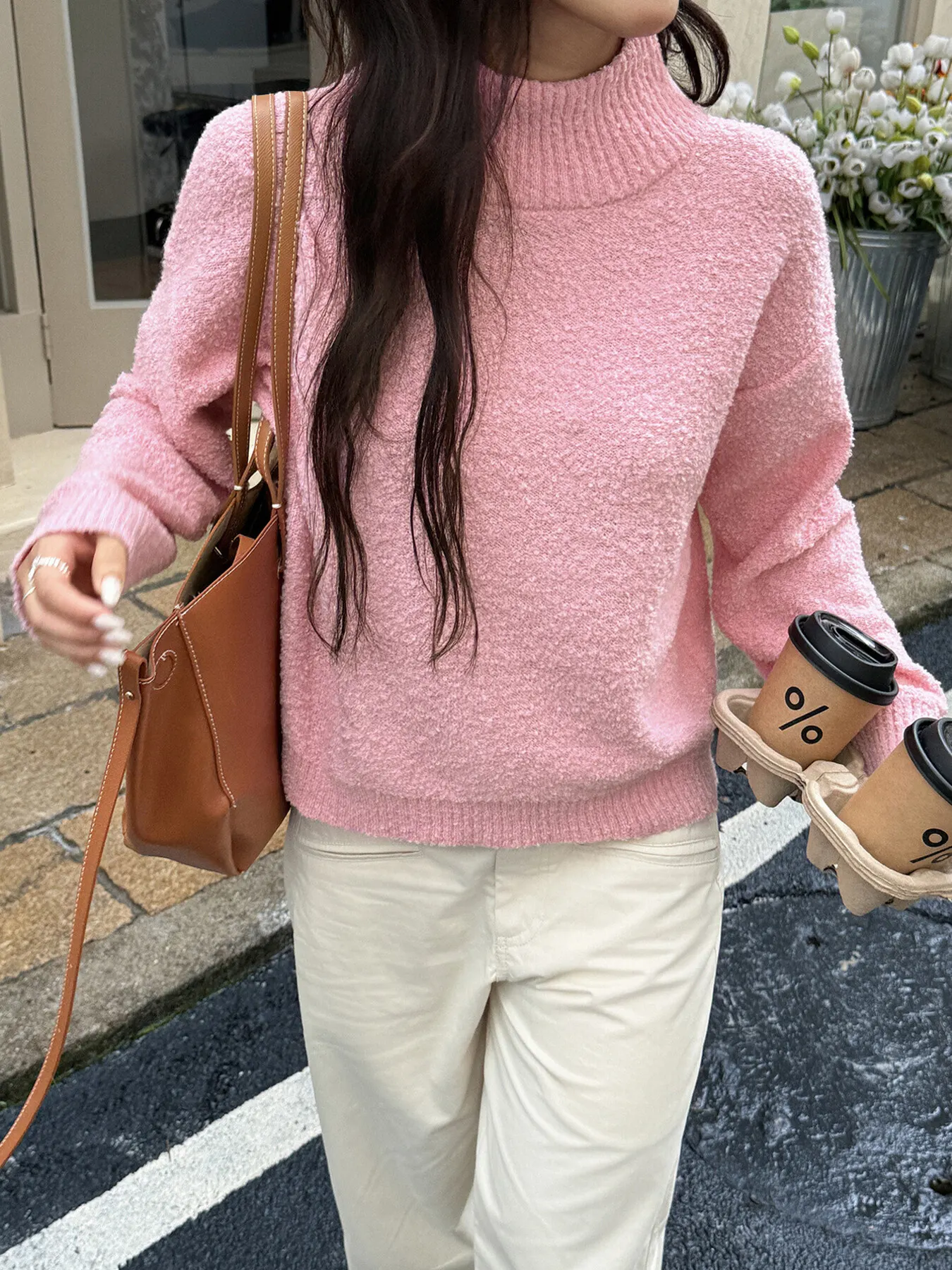 Turtleneck Long Sleeve Sweater 22