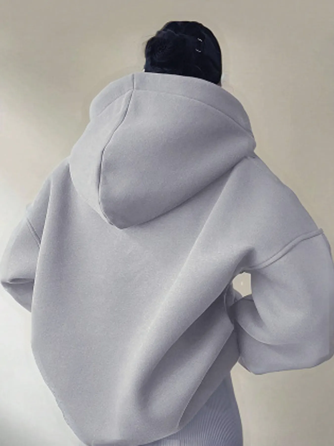 Dropped Shoulder Long Sleeve Sweatshirt 34