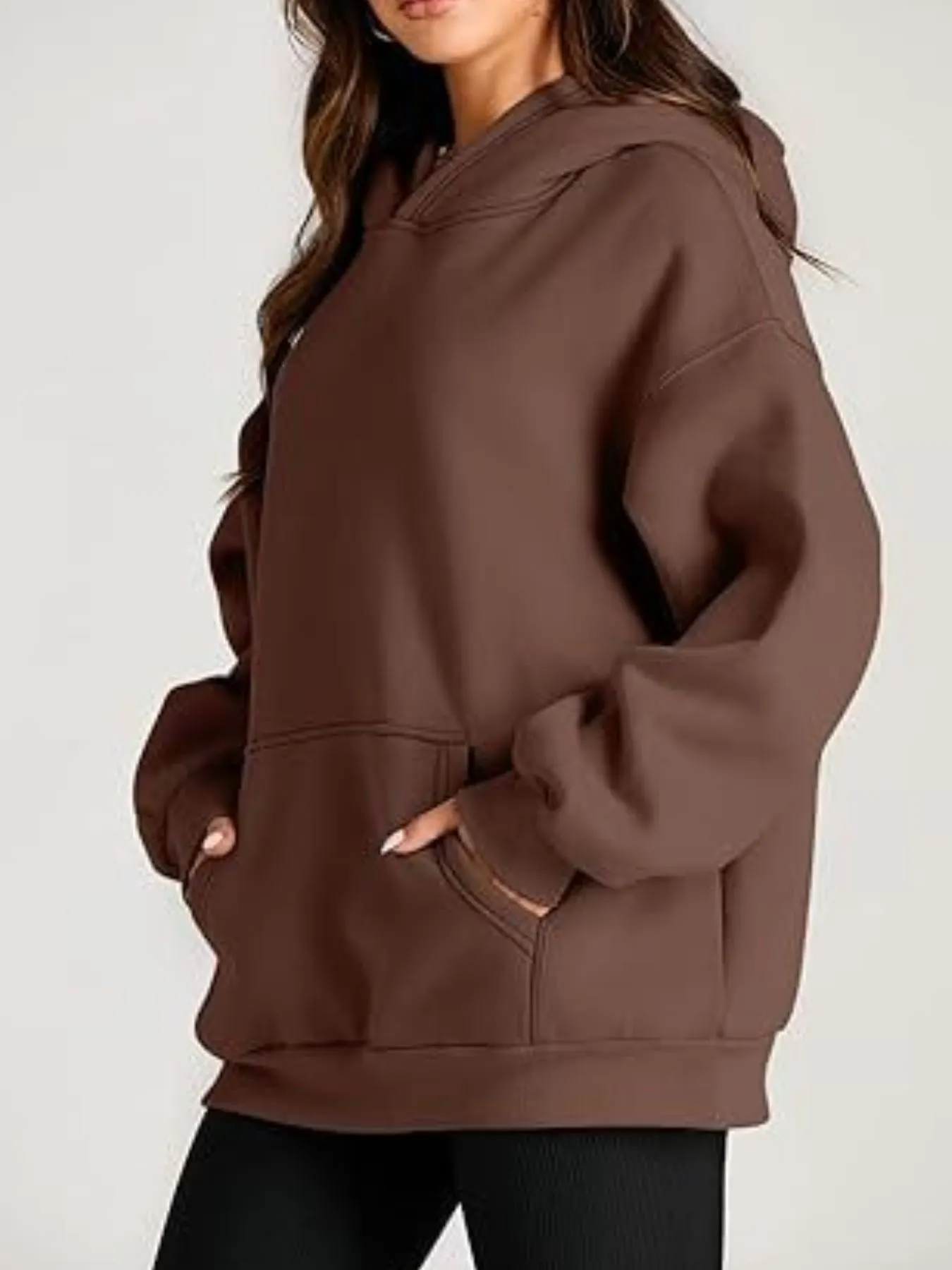 Kangaroo Pocket Long Sleeve Hoodie 35