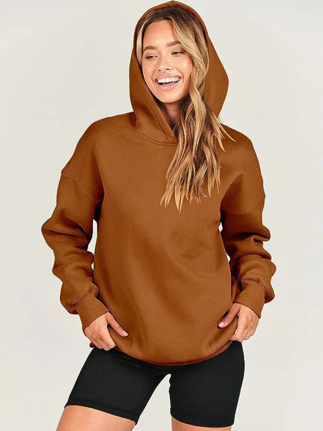 Dropped Shoulder Long Sleeve Hoodie 25