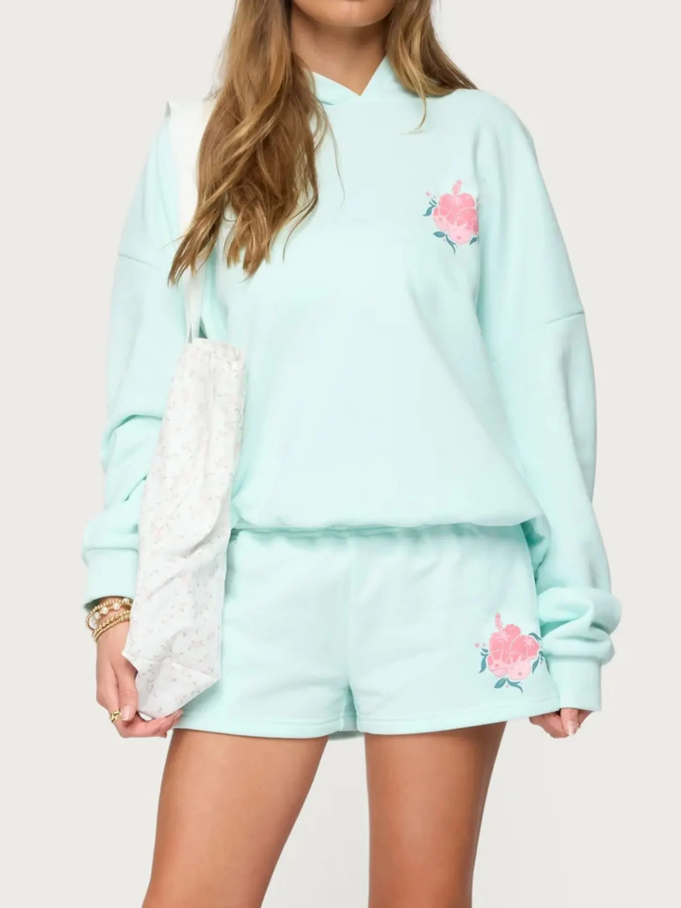 Drop Shoulder Graphic Hoodie with Kangaroo Pocket 13