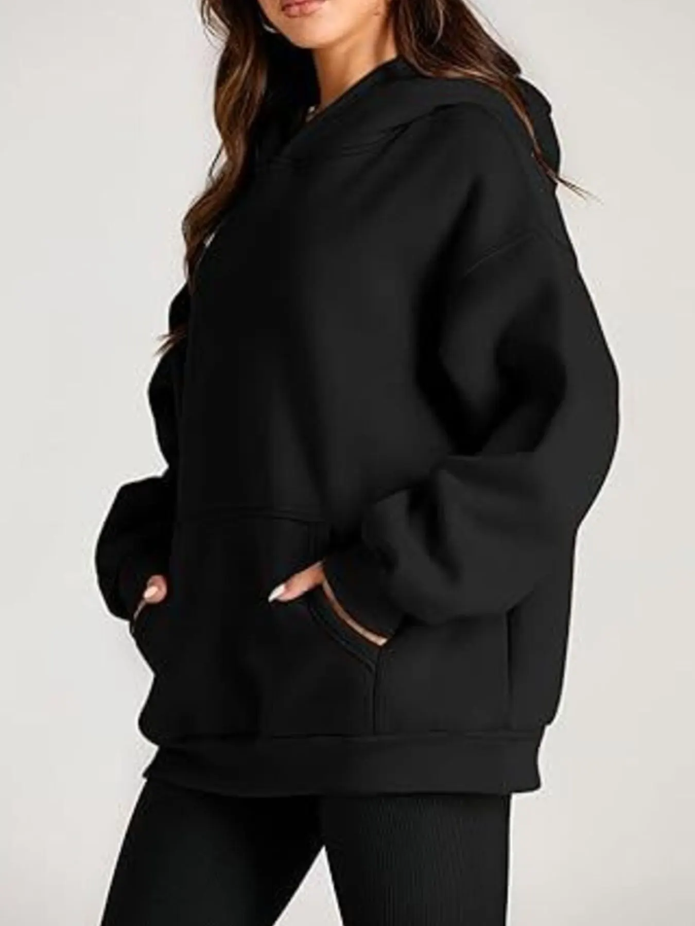 Kangaroo Pocket Long Sleeve Hoodie 5